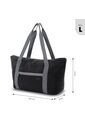 Bolso De Viaje Plegable Aloha 20 Grande Negro de Totto
