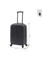 Maleta De Viaje Rocka S Cabina 10Kg Negra Unisex Totto de Totto