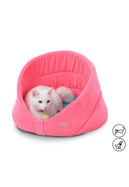 Cama Para Mascota Otto Rosada