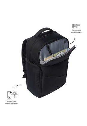 Morral Ejecutivo Porta PC 16" Slant Negro Hombre