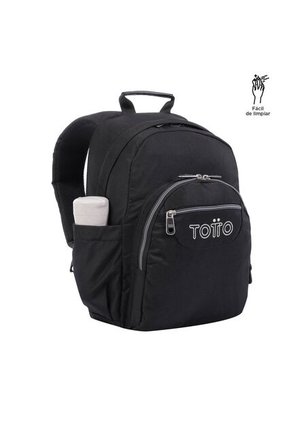 Morral Juvenil Porta PC 13" Gommas Negro