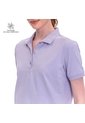 Camisa Polo Para Mujer Chechi Morada de Totto