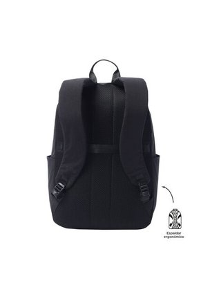 Morral Universitario 2 En 1 Porta PC 16" Duality Negro Unisex
