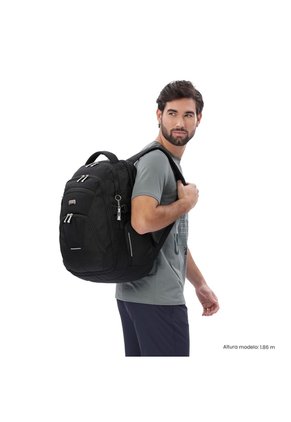 Morral Táctico Porta PC 16" Polixan 3.0 Negro Hombre