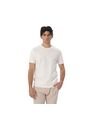 Camisa Para Hombre Unicolor Manne Manga Corta Blanca de Totto
