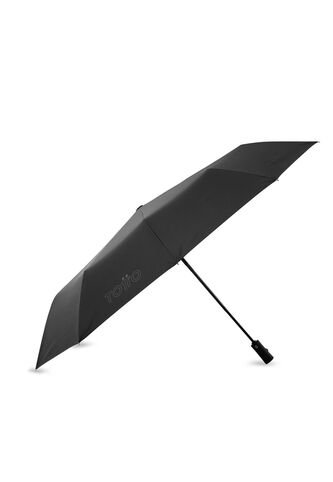 Sombrilla Grande Brella Con Filtro UV Negra Totto