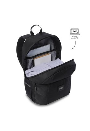 Morral Universitario Trik 2.0 Porta PC 14" Negro