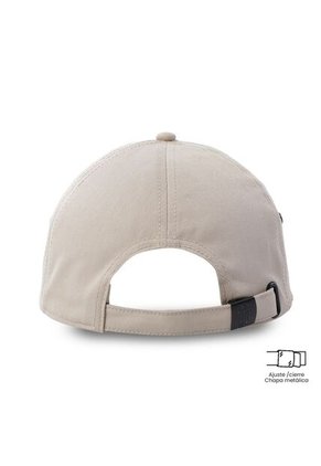 Gorra Beisbolera Totto Plus 2.0 Filtro UV Color Beige/Gris/