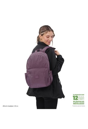 Morral Universitario Trik 2.0 Porta PC 14" Morado Mujer