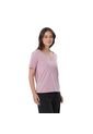 Camisa Para Mujer Unicolor Viny Manga Corta Rosada de Totto