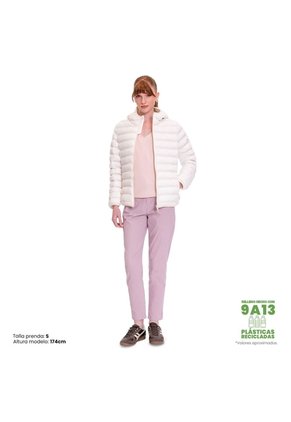 Chaqueta Acolchada Para Mujer Colorfull Pro Blanca