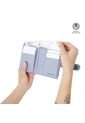 Billetera Mujer Texture Pequeña Con RFID Blocker Morada de Totto