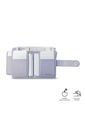 Billetera Mujer Texture Pequeña Con RFID Blocker Morada de Totto