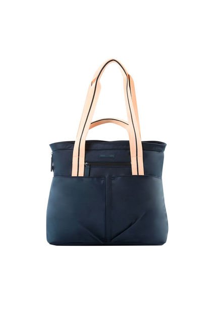 Bolso Shopping Para Mujer Cresa Azul