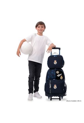 Lonchera Térmica Para Niño Real Madrid Grande Azul