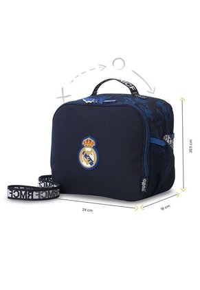 Lonchera Térmica Para Niño Real Madrid Grande Azul