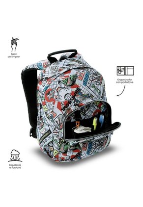 Morral Juvenil Tempera Pequeño Gris