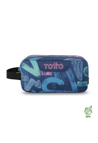 Cartuchera Multiuso Escuadra Grande Azul Mujer Totto