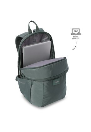 Morral Universitario Trik 2.0 Porta PC 15" Verde Hombre