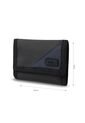 Billetera Hombre Contrast Pequeña Con RFID Blocker Negra de Totto