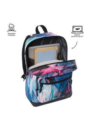 Morral Universitario Porta PC 14" Tocax Azul Mujer