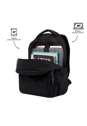 Morral Ejecutivo Porta PC 14" Wivetto Negro Hombre