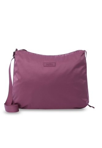 Shopping Bag Estambul Mediano Expandible Rosado Rose Totto