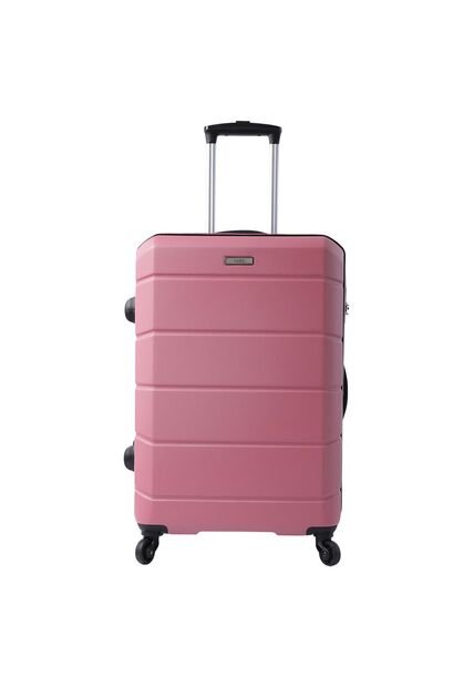 Maleta Viaje Mediana 360 Rayatta Rosada