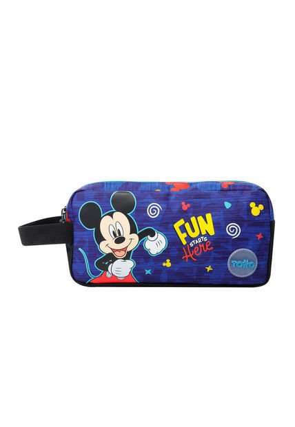 Cartuchera Escolar Mickey  Azul