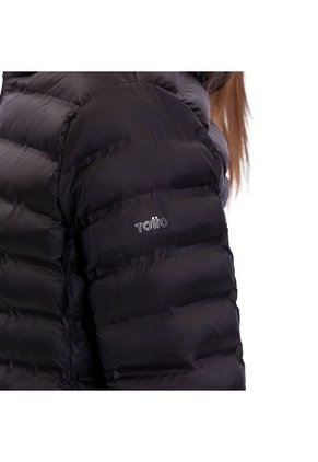Chaqueta Acolchada Para Mujer Colorfull Pro Negra