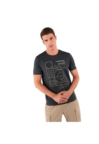 Camiseta Para Hombre Mozartpro Gris Totto