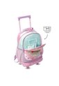 Morral Escolar Con Ruedas Para Niña Lotso Gummy Mediano Rosado de Totto