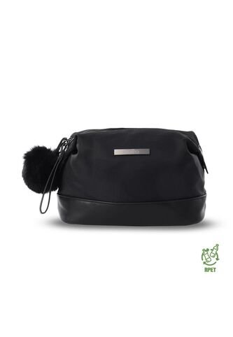 Cosmetiquera Multiuso Adelaide Grande Negro Totto