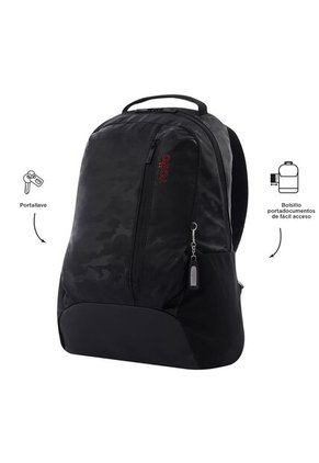 Morral Universitario Porta PC 16" Detroit Negro Hombre