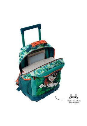 Morral Con Ruedas Niño Paw Patrol Mediano Verde