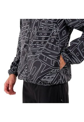 Chaqueta Para Hombre Ice Print Negra