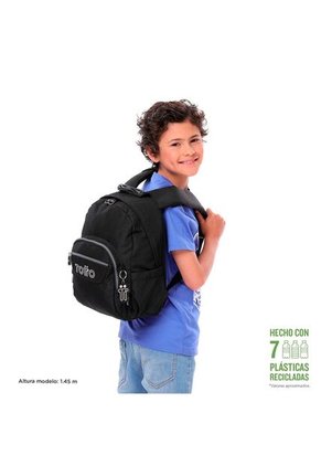 Morral Juvenil Porta PC 10" Tempera Negro