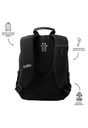 Morral Juvenil Porta PC 10" Tempera Negro