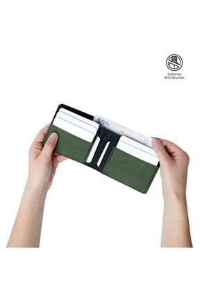 Billetera Para Hombre Lad Con RFID Blocker Negra