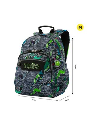 Morral Juvenil Porta PC 13" Gommas Gris