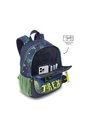 Morral Para Niño Digisaurio Mediano Color Azul de Totto