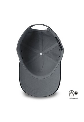 Gorra Beisbolera Iconic Color Gris/Negra/