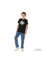 Camiseta Para Niño Proyecty Negra de Totto