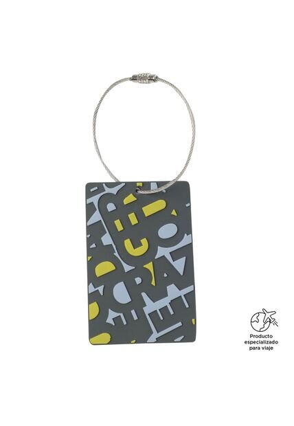 Identificador De Maletas De Viaje Travel Tag Gris