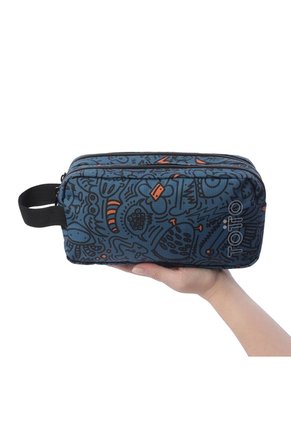 Cartuchera Multiuso Sheyma Print Grande Azul