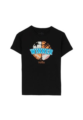 Camiseta Para Niño Proyecty Negra