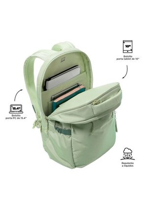 Morral Universitario Porta PC 15.4" Indo Verde Mujer