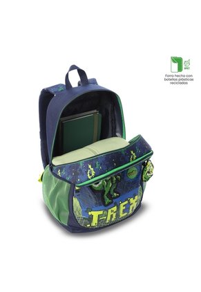 Morral Para Niño Digisaurio Grande Color Azul