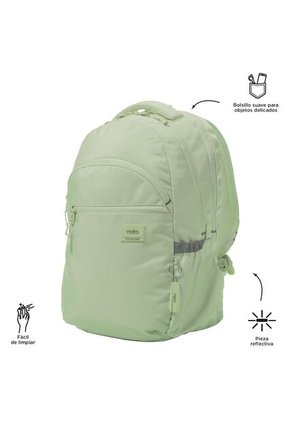 Morral Universitario Porta PC 15.4" Indo Verde Mujer