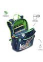 Morral + Libro Para Colorear Panda Space Para Niño Mediano Azul de Totto